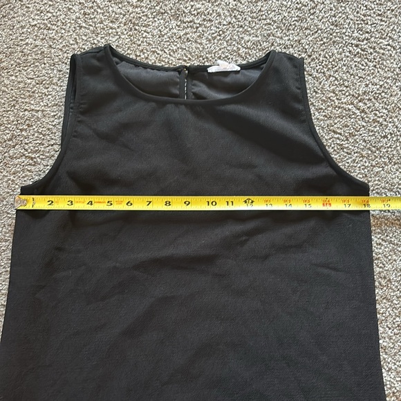 Scalloped Hem Little Black Tank Dress…Worn Once - Picture 4 of 5